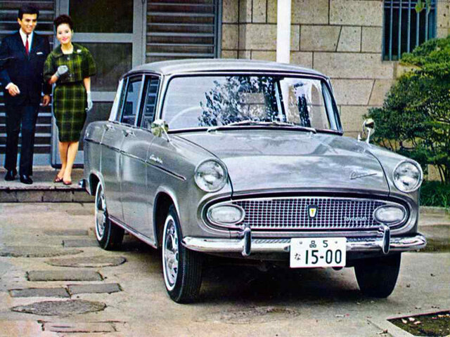 Toyota Corona (RT20) 2 поколение, рестайлинг, седан (05.1963 - 08.1964)